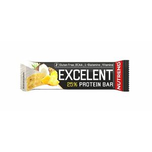 Nutrend Excelent Protein Bar ananas s kokosem v jogurtové polevě 85 g obraz