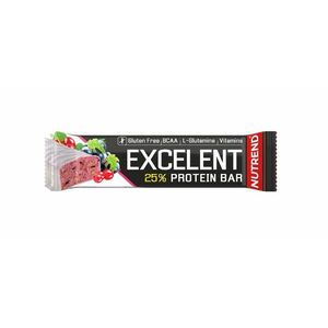 Nutrend Excelent Protein Bar černý rybíz s brusinkami v jogurtové polevě 85 g obraz