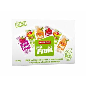 Nutrend Just Fruit mix příchutí dárkové balení 6x30 g obraz