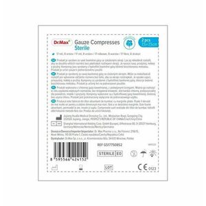 Dr. Max Gauze Compresses Sterile 7, 5 x 7, 5 cm 2 ks obraz