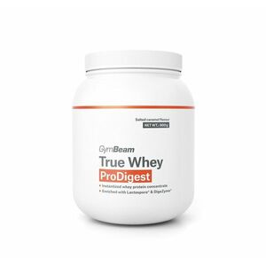 GymBeam True Whey ProDigest salted caramel 900 g obraz