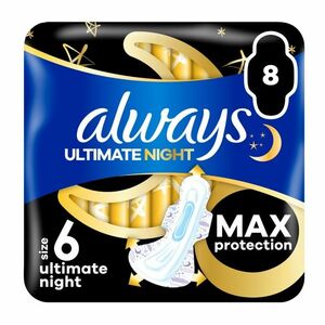 Always Ultimate Night vel. 6 hygienické vložky 8 ks obraz