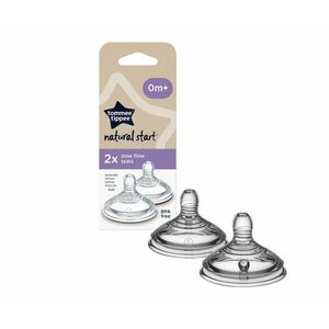 Tommee Tippee Anti-Colic Savička na lahev Natural Start Pomalý průtok 0m+ 2 ks obraz