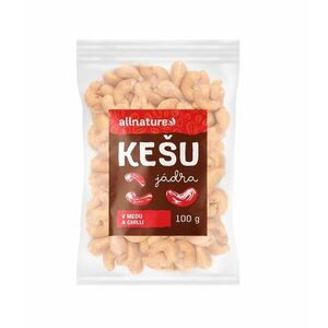 Allnature Kešu v medu a chilli 100 g obraz