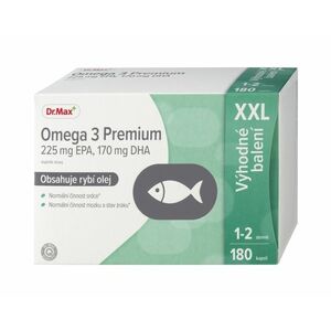 Dr. Max Omega 3 Premium XXL 180 kapslí obraz