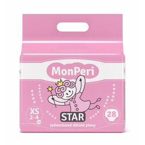 MonPeri Star XS 2-4 kg dětské pleny 28 ks obraz