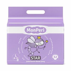 MonPeri Star L 8-13 kg dětské pleny 32 ks obraz