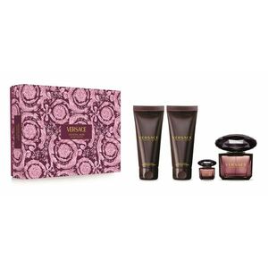 Versace Crystal Noir dárkový set pro ženy 4 ks obraz