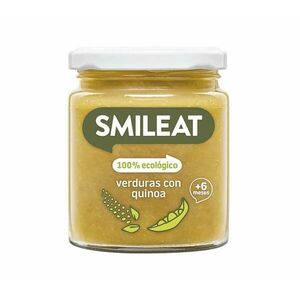 Smileat BIO příkrm quinoa se zeleninou s extra panenským olivovým olejem 6M+ 230 g obraz