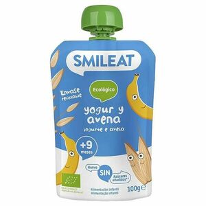 Smileat BIO kapsička řecký jogurt banán a oves 9M+ 100 g obraz