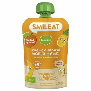 Smileat BIO kapsička mandlové mléko jablko ananas mango a banán 9M+ 100 g obraz