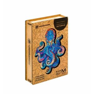 Unidragon Dřevěné puzzle Magnetic Octopus 200 ks obraz