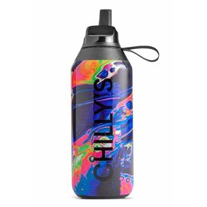 Chilly's Bottles Termoláhev Series 2 Flip 500 ml neon galaxy obraz