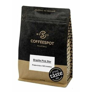 Coffeespot Brazílie Pink Star Scr. 19 zrnková káva 250 g obraz