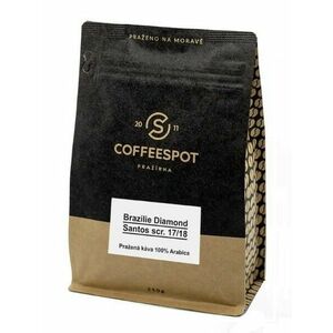 Coffeespot Brazílie Diamond Santos zrnková káva 250 g obraz