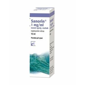 Sanorin 1 mg/ml nosní sprej, roztok 10 ml obraz