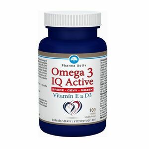 Pharma Activ Omega 3 IQ Activ Vitamín E a D3 100 tobolek obraz