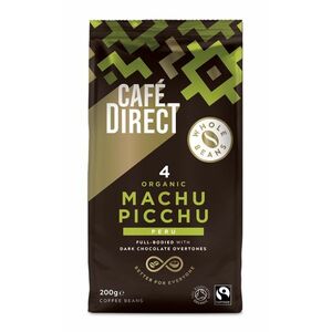 Cafédirect BIO Machu Picchu SCA 82 zrnková káva 200 g obraz