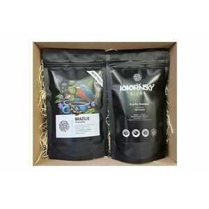 Naturpark 12 Degustační balení Brazílie/Kokořínský Blend 100% Arabica zrnková káva 2x150 g obraz