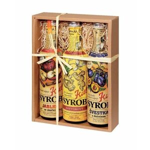 Kitl Syrob Jablko + Zázvor + Švestka dárkové balení 3x500 ml obraz