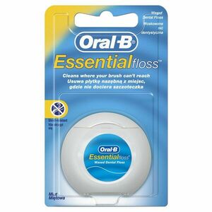 Oral-B EssentialFloss zubní nit voskovaná s mátovou příchutí 50 m obraz