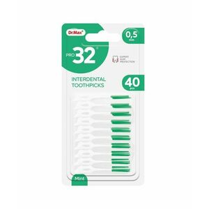 Dr. Max PRO32 Interdental Toothpicks 0, 5 mm mezizubní párátko 40 ks obraz