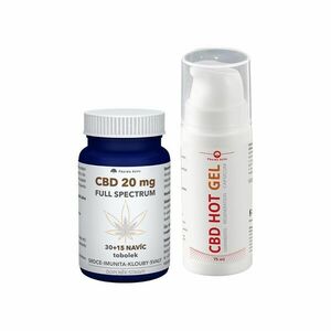 Pharma Activ CBD 20 mg Full Spectrum 30+15 tobolek + CBD HOT GEL Capsicum 75 ml obraz