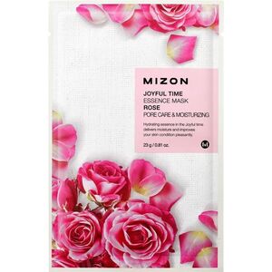 MIZON Joyful Time Essence Mask Rose Hydratační plátýnková maska pro stažení pórů 23 g obraz