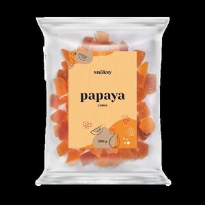 SNÄKSY Papája kousky 200 g obraz