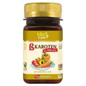 VITAHARMONY Beta karoten 25.000 mj 100 tobolek obraz