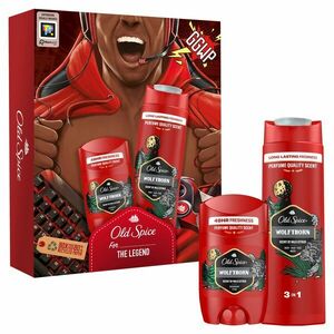 OLD SPICE Gamer dárková sada s deodorantem ve spreji 50 ml a sprchovým gelem Wolfthorn 250 ml obraz