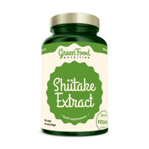 GREENFOOD NUTRITION Shiitake Extract 120 kapslí obraz