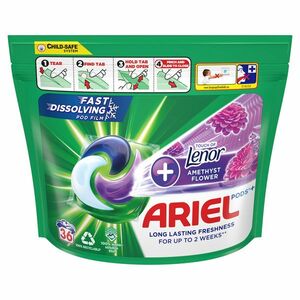 ARIEL All-in-1 Pods Amethyst Flower tekutý prací prostředek 36 kapslí obraz