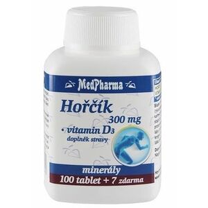 MEDPHARMA Hořčík 300 mg + Vitamin D3 107 tablet obraz