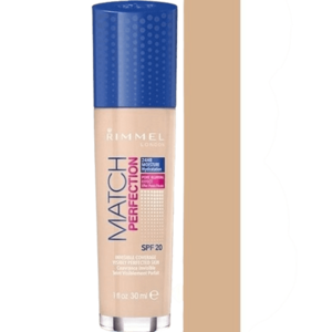 RIMMEL London Match Perfection Foundation SPF20 make-up 103 True Ivory 30 ml obraz