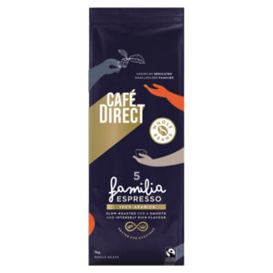 CAFÉDIRECT Arabica Espresso zrnková káva 1 kg obraz