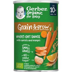 GERBER Organic křupky s mrkví a pomerančem 35 g obraz