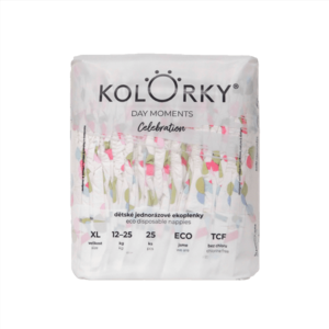 KOLORKY DAY MOMENTS - Celebration - XL (12-25 kg) - jednorázové ekoplenky 25 ks obraz