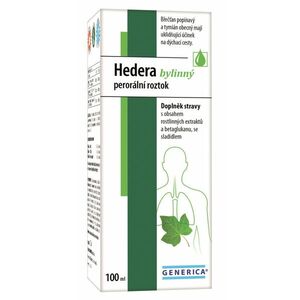 GENERICA Hedera bylinný perorální roztok 100 ml obraz