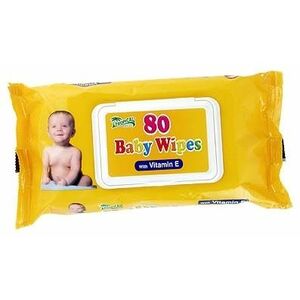 TROPICAL DEGIL Ubrousky dětské Baby Wipes s vitamín E 80 ks obraz