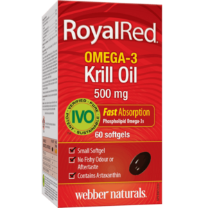 WEBBER NATURALS Omega-3 Krill Oil 500 mg 60 tobolek obraz