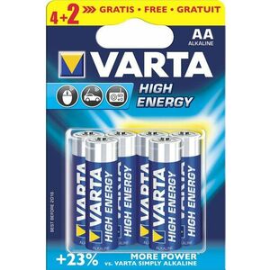 VARTA Alkalické baterie Longlife Power AA 6 ks obraz