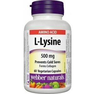 WEBBER NATURALS L - Lysine 500 mg 60 kapslí obraz