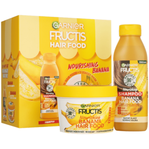 GARNIER Fructis Hair Food Banana dárková sada pro suché vlasy 2 ks obraz