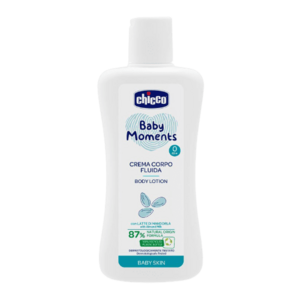 CHICCO Mléko tělové Baby Moments 87 % přírodních složek 200 ml obraz