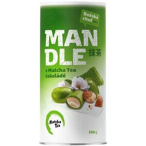 MATCHA TEA Mandle v Matcha tea bílé čokoládě 300 g obraz