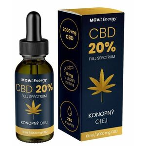 MOVIT ENERGY CBD 20% Full Spectrum konopný olej 10 ml obraz