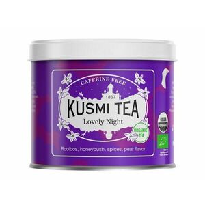 KUSMI TEA Organic Lovely Night sypaný čaj v plechovce 100 g obraz