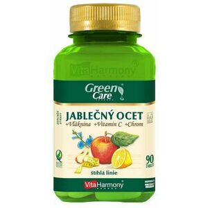 VITAHARMONY Jablečný ocet + vláknina + chrom + vitamin C 90 tablet obraz