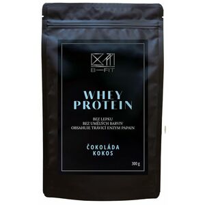 B-FIT CLUB Whey Protein Čokoláda-kokos 300 g obraz